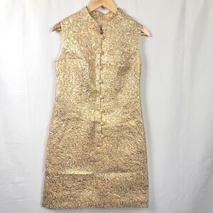 Vintage Gold Dress by Gina Rinaldi #1827